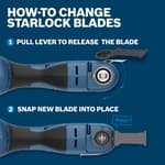 StarlockMax Oscillating Multi-Tool Sealant Knife