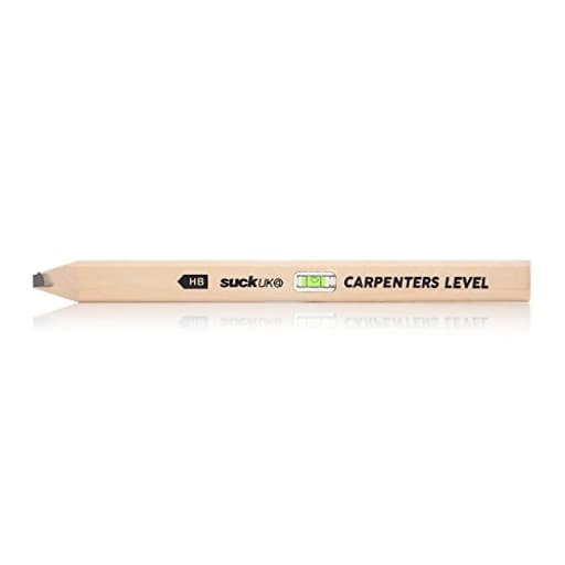 Carpenters Pencil - Wooden Pencil With Spirit Level - Carpenters Gifts - Builder Pencils - Construction Tools - Novelty Spirit Level - Marking Tools - Fathers Day Gift - Gardening Essentials