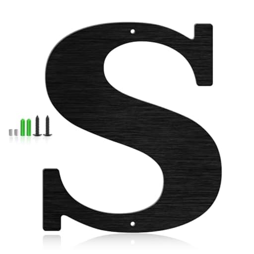 10-28 Inches Large Metal House Numbers for Outside | Custom Stainless Steel Home Address Letters Sign | Garden, Door, Stadiums, Park Signage, Floating Address Letters Plaques