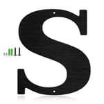 10-28 Inches Large Metal House Numbers for Outside | Custom Stainless Steel Home Address Letters Sign | Garden, Door, Stadiums, Park Signage, Floating Address Letters Plaques