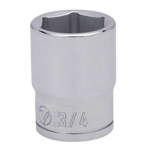 1/2 Dr 6-Point Shallow 3/4 Socket