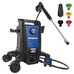 ePX3500 Electric Pressure Washer, 2500 Max PSI 1.76 Max GPM with Anti-Tipping Technology, Onboard Soap Tank, Pro-Style Steel Wand, 5-Nozzle Set, for Cars/Fences/Driveways/Home/Patios