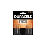 Coppertop 9V Battery, 2 Count Pack, 9-Volt Battery with Long-lasting Power, All-Purpose Alkaline 9V Battery for Household and Office Devices