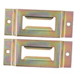 2pcs Heavy Duty E-Track Tie Down Anchors for Trucks Trailers and Boats Galvanized Iron Construction for Secure Cargo Management Easy Installation and Stable Connection