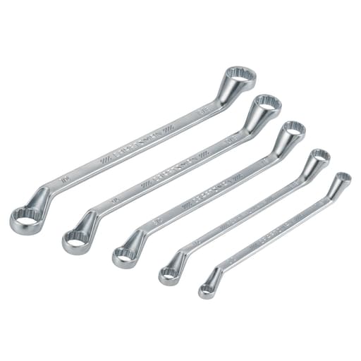 5Pc Sea Offset Box Wrench Set