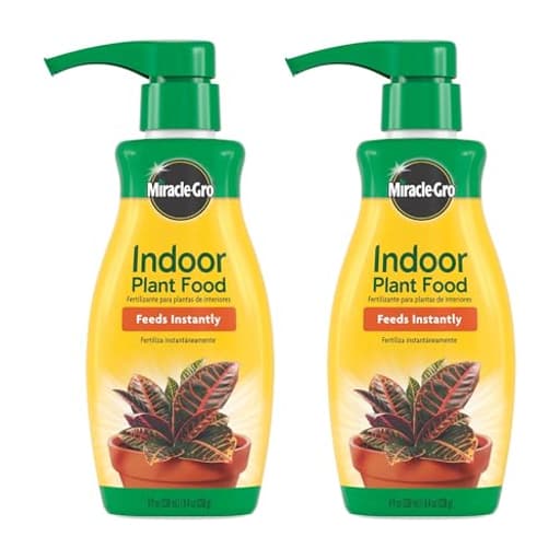 Indoor Plant Food, Liquid Plant Food for Houseplants, Snake Plants, Peace Lilies, Flowers, Vegetables, Herbs and More, 8 oz., 2-Pack