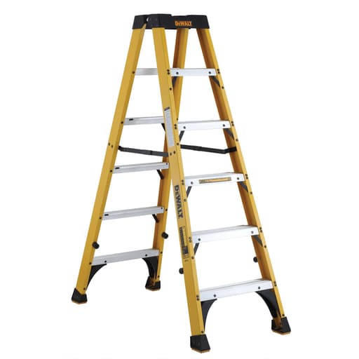 6 ft Fiberglass Twin Front Step Ladder