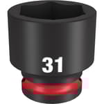SHOCKWAVE Impact Duty 1/2" Drive 31MM Standard 6 Point Socket