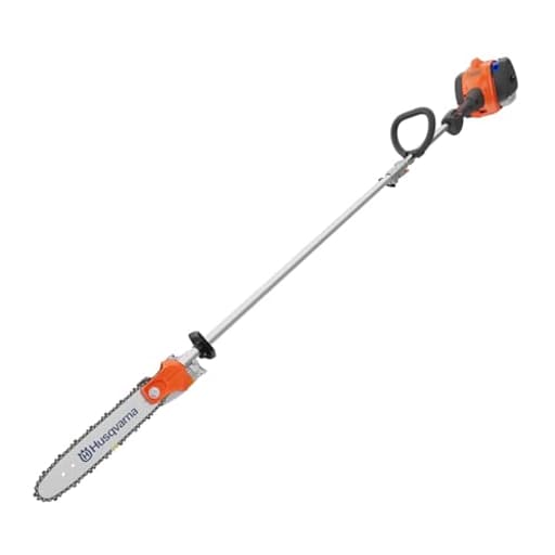 122LKP Gas Pole Saw, Multi-Purpose Tool with Pole Saw Attachment, Equipped with X-CUT Chain, 12-foot Reach Cuts Limbs up to 8 Inches Thick, 21.7CC