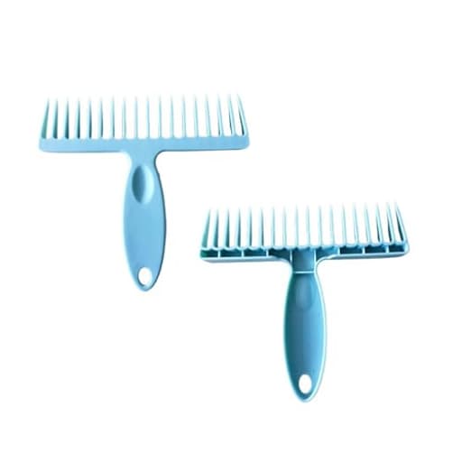 2 Pack Broom Cleaning Tool Hair Removal Comb Cleaner for One Sweep Broom Commercial Dust Mop Floor Sweeper Stand Up Broom Upright Dustpan Combo Set Removing Hair Dust on Brooms