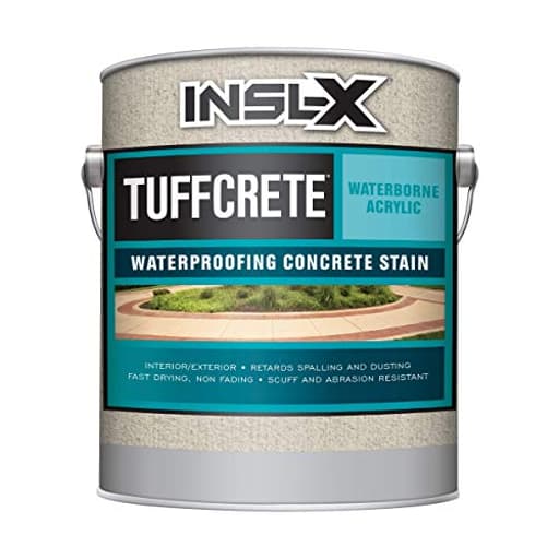 CST231009A-01 TuffCrete Waterborne Acrylic Concrete Stain Paint, 1 Gallon, Light Gray, 128 Fl Oz