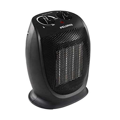 PHTA1ABB Portable, 1500W/900W, Quiet Cooling & Heating Mode Space Heater for All Season, Tip Over & Overheat Protection,for Home, Office Personal Use, Black , 9inch