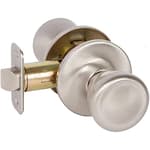 Callan Hardware Brayden Passage Door Knob, Fits Doors 1-3/8 to 1-3/4 in. Thick, Satin Nickel – Reversible Left/Right-Handed Hallway, Closet Door Knob with Latch – Easy to Install