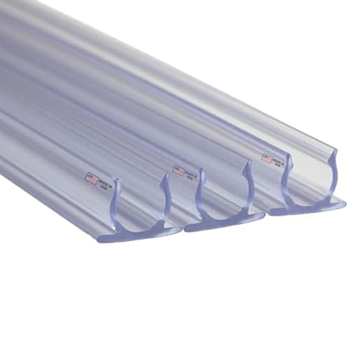5 Pcs 1/2 Inch Rope Light Track Channel, 3 Feet Long, UV Protected PVC Plastic Clear Mounting Rope Light Channel for Indoor Outdoor, Made in The USA