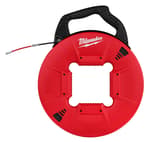 200' Polyester Fish Tape with Flexible Metal Leader