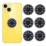 6 Pieces Cell Phone Stickers Blockers Equipment Stickers Devices Accessories for Mobile Phones, Laptops Computers Black, JF-02