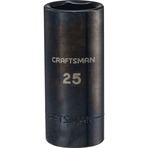 1/2-in Drive 25mm Metric Deep Socket