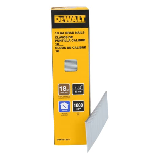 1-1/4 in. x 18-Gauge Brad Nails (2500 per Pack)