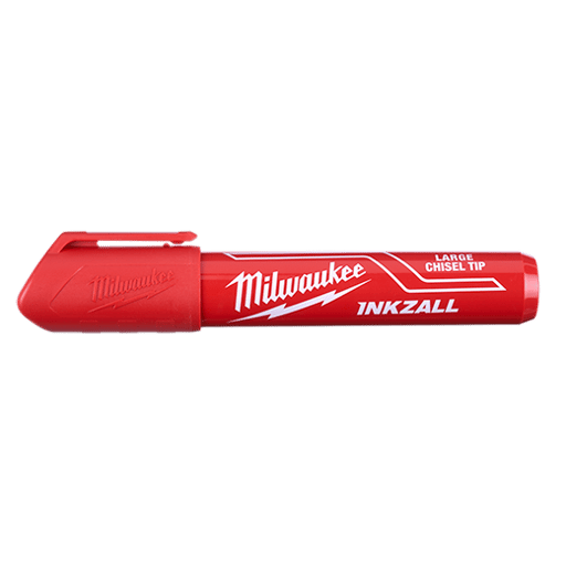 Inkzall Large Chisel Tip Red Marker