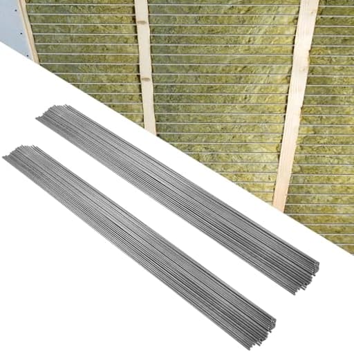 200 Pcs 16inch Insulation Support - Wire Insulation Support Wire, 1095 Carbon Steel Metal Insulated Wires