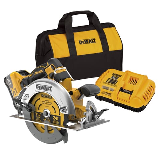 20V MAX XR Brushless Cordless 7-1/4 in. Circular Saw Kit with XR POWERPACK