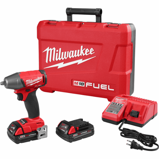 M18 FUEL 3/8" Compact Impact Wrench with Friction Ring Kit - CP Batteries