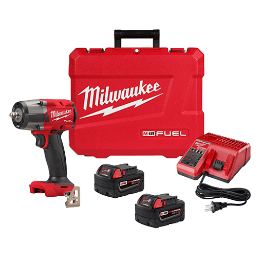 3/8" Mid-Torque Impact Wrench w/ Friction Ring Kit