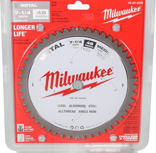 7-1/4 Metal Cutting Circular Saw Blade