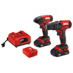 20V 3-Tool Kit: Drill Driver, Impact Driver, PWR ASSIST USB Adapter