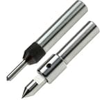 Spring Center Tap Guide Tool to Align Tap | Set of 2 pcs | For Drill Presses, threading Lathe Mill Jig Bore | Made of Alloy Steel | Adjustable Tension