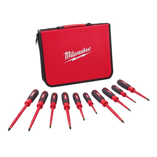 10 PC 1000V Insulated Screwdriver Set w/ EVA Foam Case