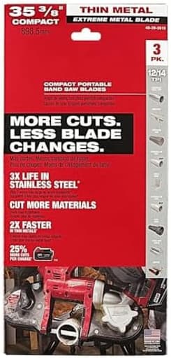 Extreme Metal Band Saw Blades 3PK