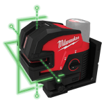Green Laser – Cross Line & 4-Points