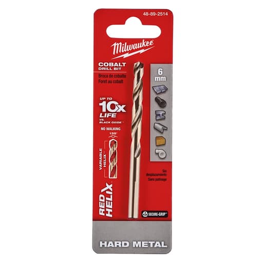 Cobalt Red Helix 6MM Bit