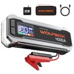 4000A Jump Starter,12V Car Battery Jump Starter with 65W Quick Charger,LED Display,24000mAh Portable Jump Starter Battery Pack(10L Gas 10L Diesel Engine) with Booster,LED Light,Jumper Cables