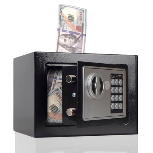 Piggy Bank Safe for Adult with Password, Large Metal Money Bank, Boy and Girl coin jar for Honeymoon Trips, Birthday Gifts, College Funds, Car Funds