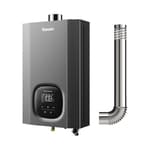 Natural Gas Tankless Water Heater with Vent Pipe, Indoor Max 4.3 GPM, 100,000 BTU Instant Hot Water Heater