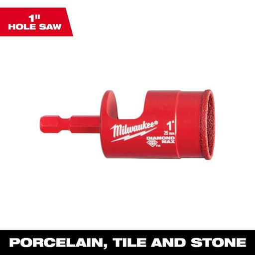 1" Diamond Max™ Hole Saw Bit