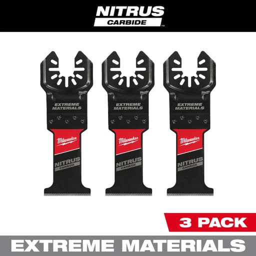 NITRUS CARBIDE Extreme Materials Universal Fit OPEN-LOK Multi-Tool Blade 3PK