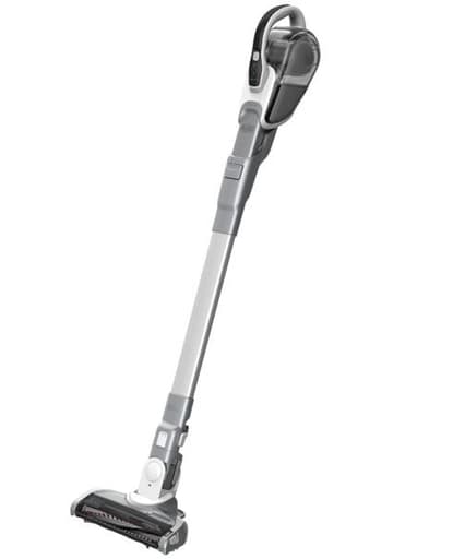 Cordless Lithium 2-IN-1 Floor Extension Stick Vacuum (Powder White)