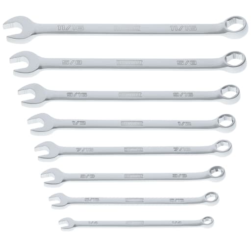 TOUGHSERIES 8-piece SAE combination wrench set