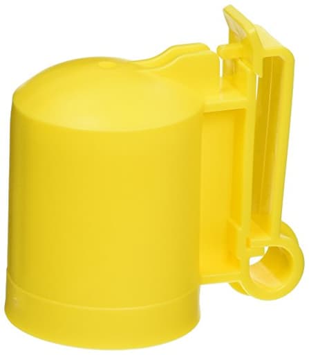 ITCPY-Z T-Post Safety Cap and Insulator, 10 per Bag Yelllow