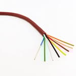 Thermostat Wire 18/8 18 Gauge 8 Conductor ETL 18-8 50 Feet Brown