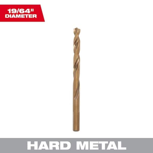 19/64 in. Cobalt Drill Bit