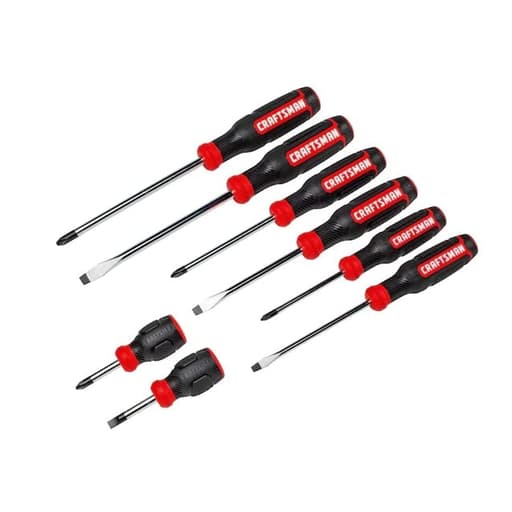 8 Piece Bi-Material Screwdriver Set