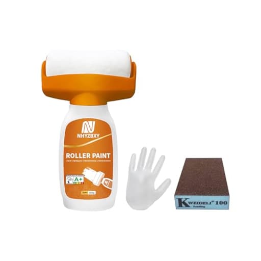 White Paint Roller Repair Kit for Cleaning and Restoring Yellowed Walls Removing Stains and Fixing Scratches Ideal for Wall Restoration and Maintenance
