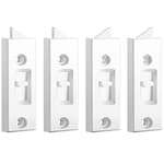 Window Latch Locks Window Parts and Hardware Tilt Latch Plastic Construction, Spring Loaded, 2 Inch Hole Center Spacing Sliding Lock Replacement