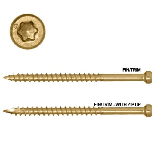 16630#8 x 2-1/2" RT Composite™ Exterior Trim Screws - White 505 Count