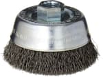Carbon steel crimped wire cup brush