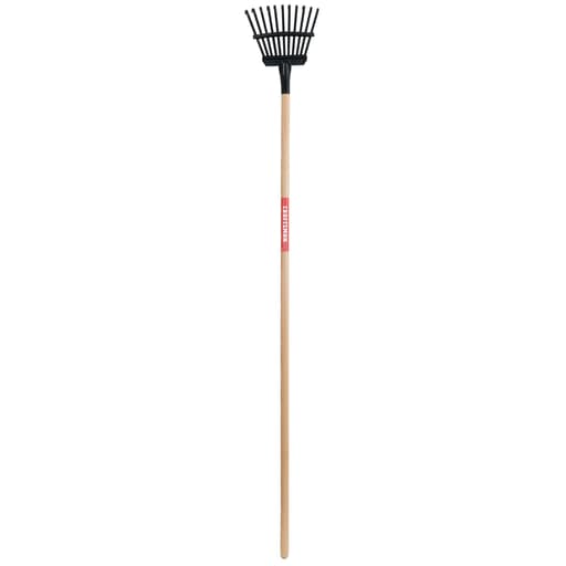 11-Tine Wood Handle Shrub Rake